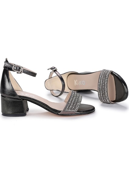 Kiko 761 Vakko Günlük Kız Çocuk 3 cm Topuk Sandalet Ayakkabı