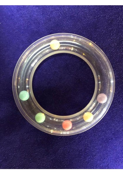 Şeffaf Plastik Bebek Çıngırak 80MM - Bebe Çıngırağı