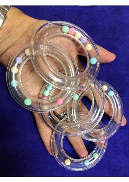 Şeffaf Plastik Bebek Çıngırak 80MM - Bebe Çıngırağı modelleri