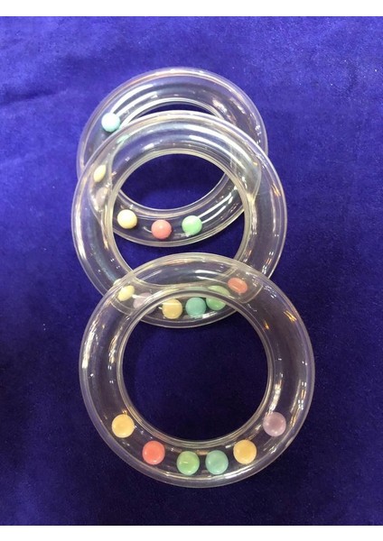 Şeffaf Plastik Bebek Çıngırak 80MM - Bebe Çıngırağı indirimleri