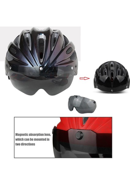 Strade Store 4 Parça Bisiklet Kask Göz Lens Triatlon Yol Dağ Bisikleti Kask Lens (Yurt Dışından)