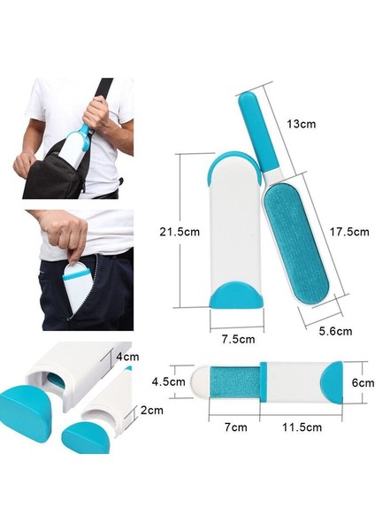 3 Adet Pet Tüy Çıkarıcı Fırça Tnabilir Tüy Macun Cihazı (Yurt Dışından) modelleri