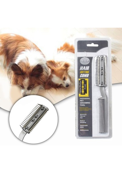 Evcil Köpek Paslanmaz Çelik Tüy Alma Tarak Fırça (Yurt Dışından) fiyatları