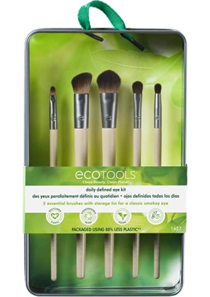 Ecotools Daily Defined Eye Göz Makyaj Fırça Kiti NO:1627 1 Paket (1 x 1 Adet) Kate