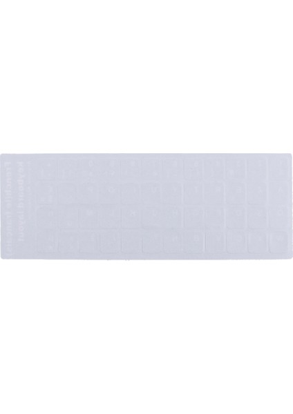 Rusça Siyah Harfler Mat Klavye Sticker Için 10-17 "laptop Pc Bilgisayar (Yurt Dışından) fırsatları