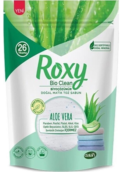 Roxy Sabun Tozu Bioclean Aloevera 800 gr X5