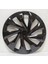 Mazda Uyumlu Jant Kapağı Piano Black 13 Inç 4 Adet ( 1 Takım ) + Amblem 1