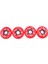 4 Parça İnline Rulo Hokeyi Spor Paten Değiştirme Tekerlek 84A 72 mm (Yurt Dışından) 1