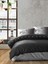 Candy Çift Kişilik Nevresim Takımı Deren Siyah 1