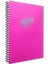 Punto Pembe Spiralli Plastik Kapak 60 Yaprak A4 Kareli Defter 1
