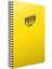 Punto Sarı Spiralli Plastik Kapak 60 Yaprak A4 Çizgili Defter 1