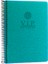 Vip Turkuaz Spiralli Sert Kapak 140 Yaprak 17X24 Çizgili Defter 1
