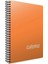 Chromo Spiralli Turuncu Plastik Kapak 80 Yaprak A4 Çizgili Defter 1