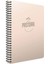Pastoral Spiralli Bej Plastik Kapak 60 Yaprak A4 Kareli Defter 1