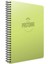 Pastoral Spiralli Yeşil Plastik Kapak 72 Yaprak A4 Çizgisiz Defter 1
