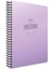 Pastoral Spiralli Mor Plastik Kapak 60 Yaprak A4 Çizgili Defter 1