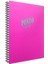 Punto Spiralli Pembe Plastik Kapak 80 Yaprak A4 Kareli Defter 1