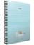 Camper Spiralli Mavi Karton Kapak 80 Yaprak A4 Kareli Defter 1
