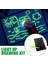 Glow Boyama Çizim Tablet ile Işık ile Çizim Karanlık Doodle Pad Rus A3 (Yurt Dışından) 5