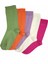 5 Çift Düz Pastel Renkli Soket Çorap 36-41 Numara BT-0336 3