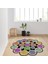 Dijital Baskı Yıkanabilir Kaymaz Taban Yuvarlak Halı Rvg7011160 1
