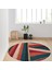 Dijital Baskı Yıkanabilir Kaymaz Taban Yuvarlak Halı Rvg7017100 1