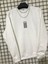 Oversize Sweatshirt Beyaz 3 Çizgili 2