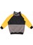 Dağcı Omuzdan Çıtçıtlı Kapitoneli Kız-Erkek Unisex Çocuk Polar Sweatshirt Gri, Sarı, Siyah 1-8 Yaş. 1