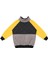 Dağcı Omuzdan Çıtçıtlı Kapitoneli Kız-Erkek Unisex Çocuk Polar Sweatshirt Gri, Sarı, Siyah 1-8 Yaş. 2