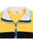 Kanarya Tam Boy Fermuarlı Yarım Balıkçı Yaka, Cepli Unisex Kız-Erkek Çocuk Polar Sweatshirt, Sarı, Lacivert, Beyaz 1-8 Yaş 3
