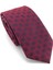 Bordo Lacivert Desenli Slim Kravat 1