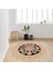 Dijital Baskı Yıkanabilir Kaymaz Taban Yuvarlak Halı Rvg7013140 1