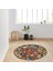 Dijital Baskı Yıkanabilir Kaymaz Taban Yuvarlak Halı Rvg7016100 1