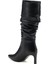 21K-276 1pr Siyah Kadın Topuklu Çizme 3