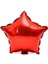Kırmızı Renk Parlak Yıldız Şekil Folyo Balon 18 Inç 1 Adet 1