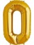 Gold Renk 0 Rakam Folyo Balon 40 Inç 100 cm 1 Adet 1