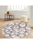 Dijital Baskı Yıkanabilir Kaymaz Taban Yuvarlak Halı Rvg7104160 1