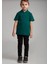 Unisex Yeşil Polo Yaka Kısa Kol Lakost T-Shirt 1