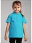 Unisex Turkuaz Polo Yaka Kısa Kol Lakost T-Shirt 1