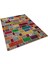 Klasik Modern Patchwork Eskitme Halı 160 x 220 cm 5841 1