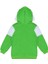 Çocuk Polar Sweatshirt Fıstık Yeşili, Beyaz Kapüşonlu, Kanguru Cepli Kız-Erkek Unisex 1-8 Yaş 2