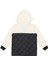 Kartal Kapitoneli,siyah-Beyaz Çocuk Polar Sweatshirt Tam Boy Çıtçıtlı Kız-Erkek Çocuk Unisex 1-8 Yaş 2