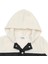 Kartal Kapitoneli,siyah-Beyaz Çocuk Polar Sweatshirt Tam Boy Çıtçıtlı Kız-Erkek Çocuk Unisex 1-8 Yaş 3