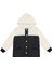 Kartal Kapitoneli,siyah-Beyaz Çocuk Polar Sweatshirt Tam Boy Çıtçıtlı Kız-Erkek Çocuk Unisex 1-8 Yaş 1