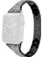 Elmas Encrusted Deri Kayış Watchband Için Elma Izle Serisi 7 45MM / 6 & Gd & 5 & 4 44MM / 3 & 2 & 1 42MM Siyah (Yurt Dışından) 1