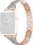 Elmas Encrusted Deri Kayış Watchband Için Elma Izle Serisi 7 45MM / 6 & Gd & 5 & 4 44MM / 3 & 2 & 1 42MM Siyah (Yurt Dışından) 1