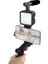 KIT-01LM Video Çekim Mikrofonlu LED Işıklı Taşınabilir Tripod Siyah (Yurt Dışından) 2