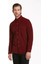 Erkek Bordo Regular Fit Kadife Gömlek 2