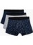 Erkek Pamuklu Basic 3'lü Boxer Seti 1