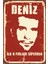 Deniz Gezmiş Retro Vintage 10X20 Mdf Poster 1